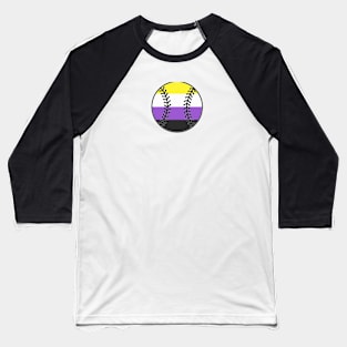 Non-Binary Baseball Pride Baseball T-Shirt